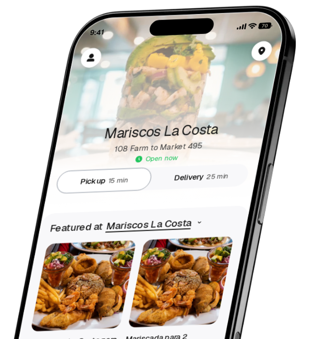 Mariscos La Costa app preview
