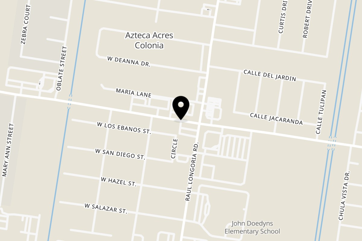Map showing the location of Mariscos La Costa San Juan on 108 Farm to Market 495 in San Juan